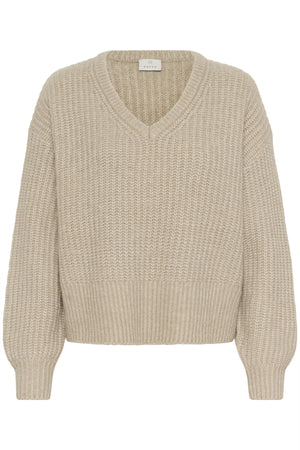 KAlianne LS Pullover Feather Gray Melange - 1513051 - 10511155