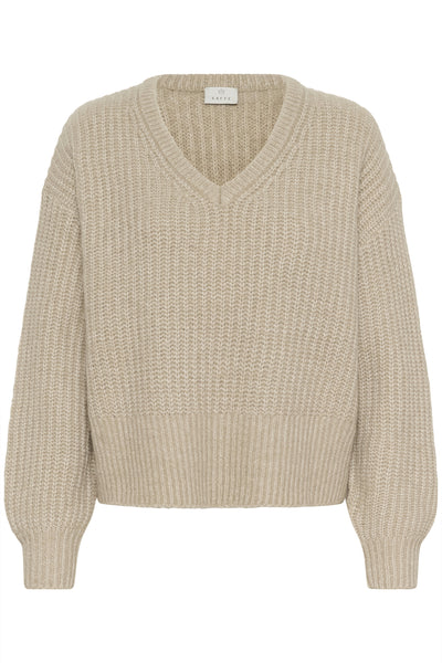 KAlianne LS Pullover Feather Gray Melange - 1513051 - 10511155 Thumbnail