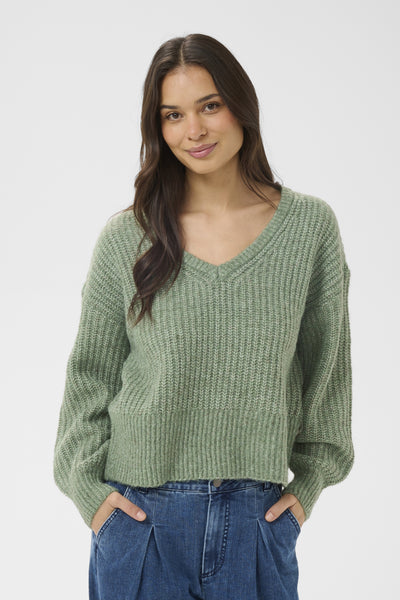 KAlianne LS Pullover Sea Spray Melange - 1762121 - 10511155 Thumbnail