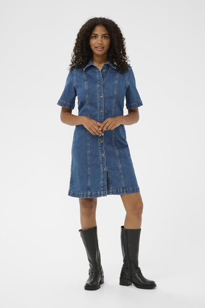 KAlena Denim Dress Medium Blue Denim - 102272 - 10511163 Thumbnail