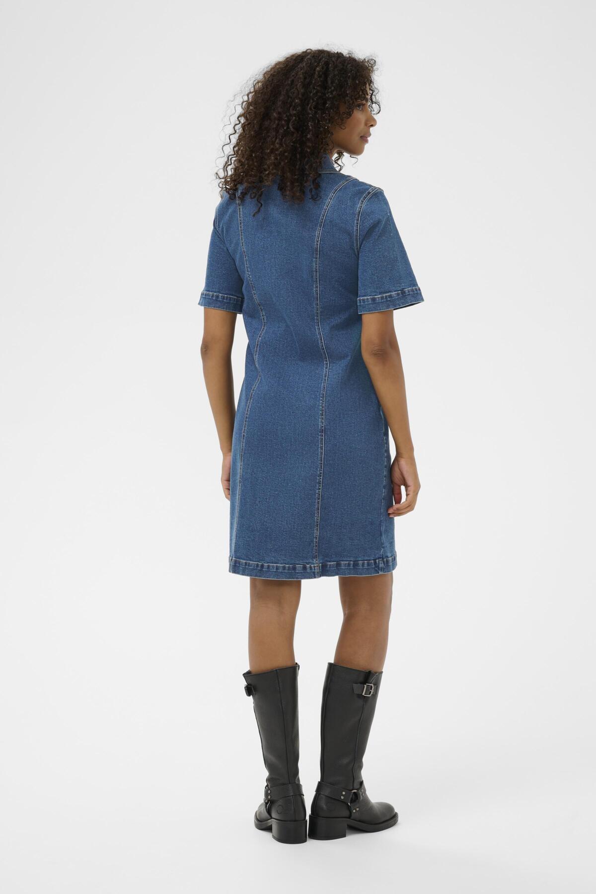 KAlena Denim Dress Medium Blue Denim - 102272 - 10511163