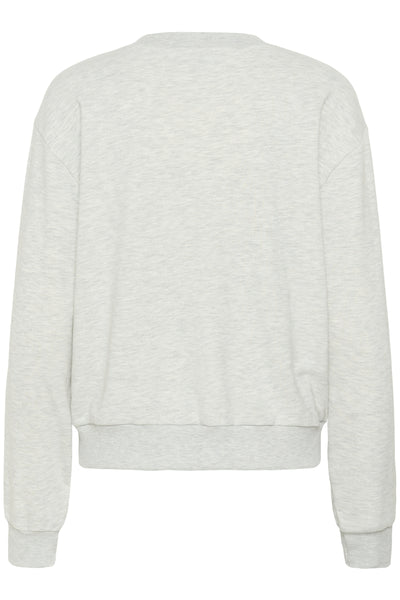 KAdaniela Sweatshirt Light Grey Melange - 100126 - 10511169 Thumbnail