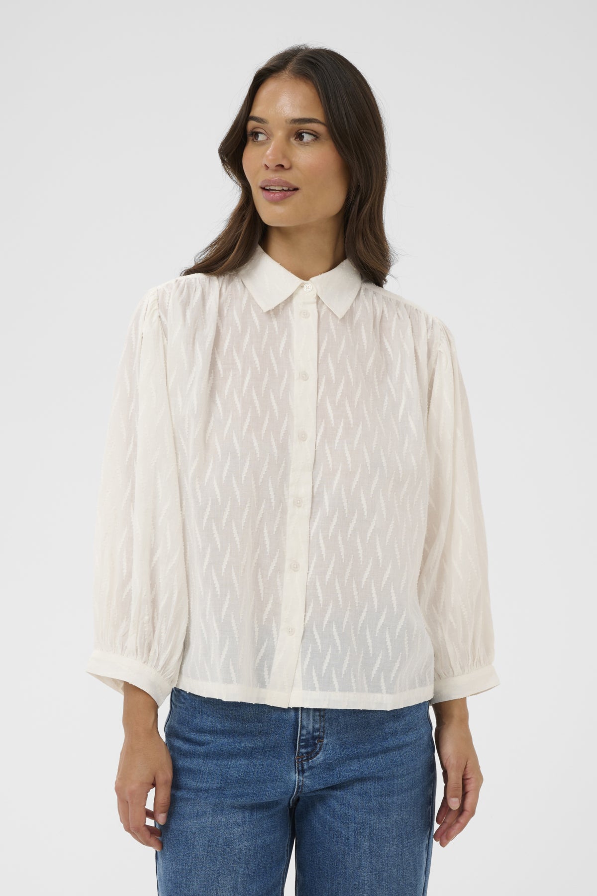 KAgabriela Shirt Chalk - 110602 - 10511171