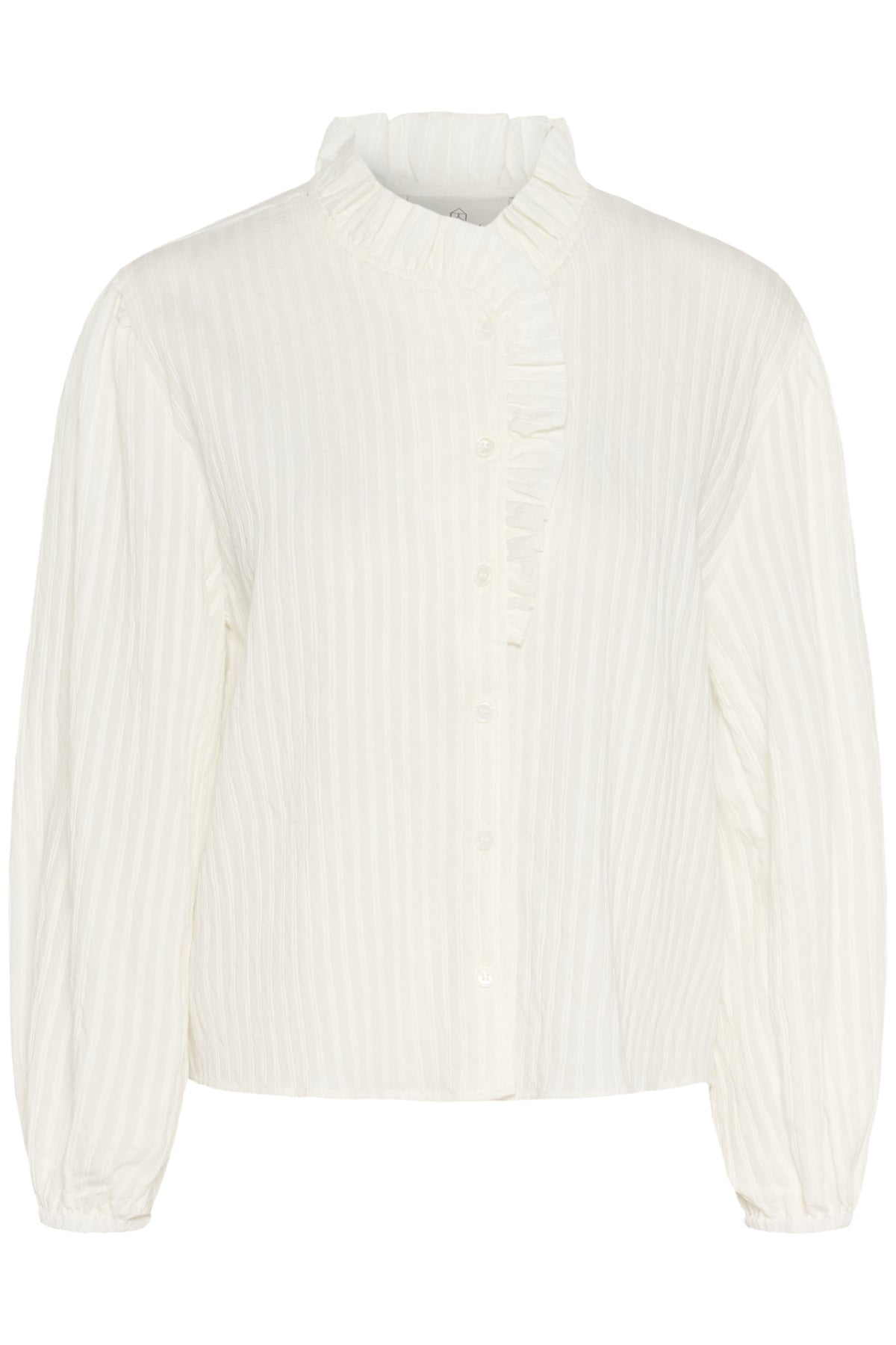 KAsuma Frill Shirt Chalk - 110602 - 10511174