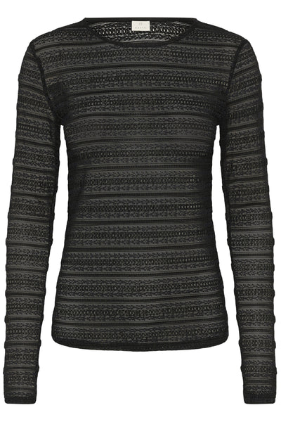 KAnanna Lace T-Shirt Black Deep - 100121 - 10511184 Thumbnail