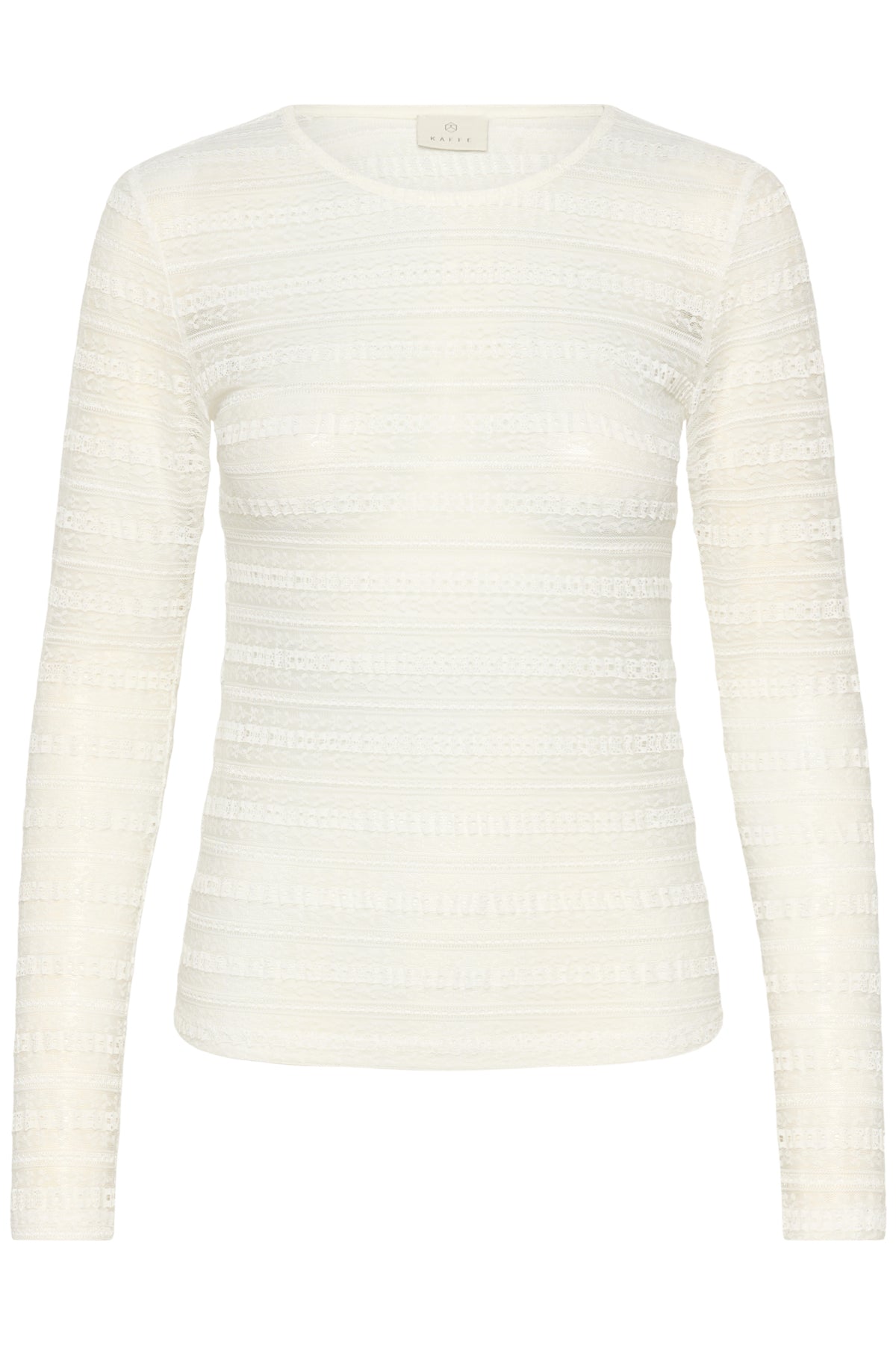 KAnanna Lace T-Shirt Chalk - 110602 - 10511184