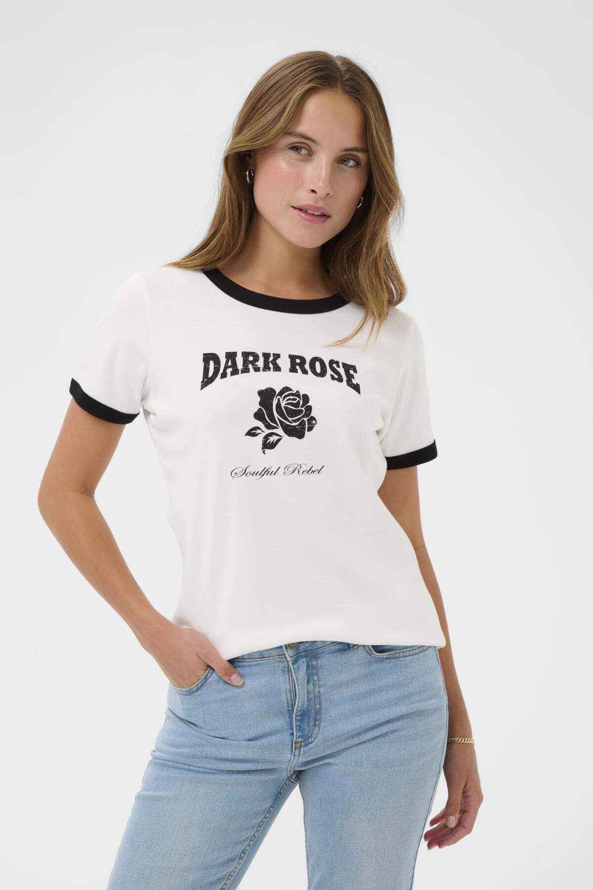 KAolivia Tshirt Chalk - 110602 - 10511186