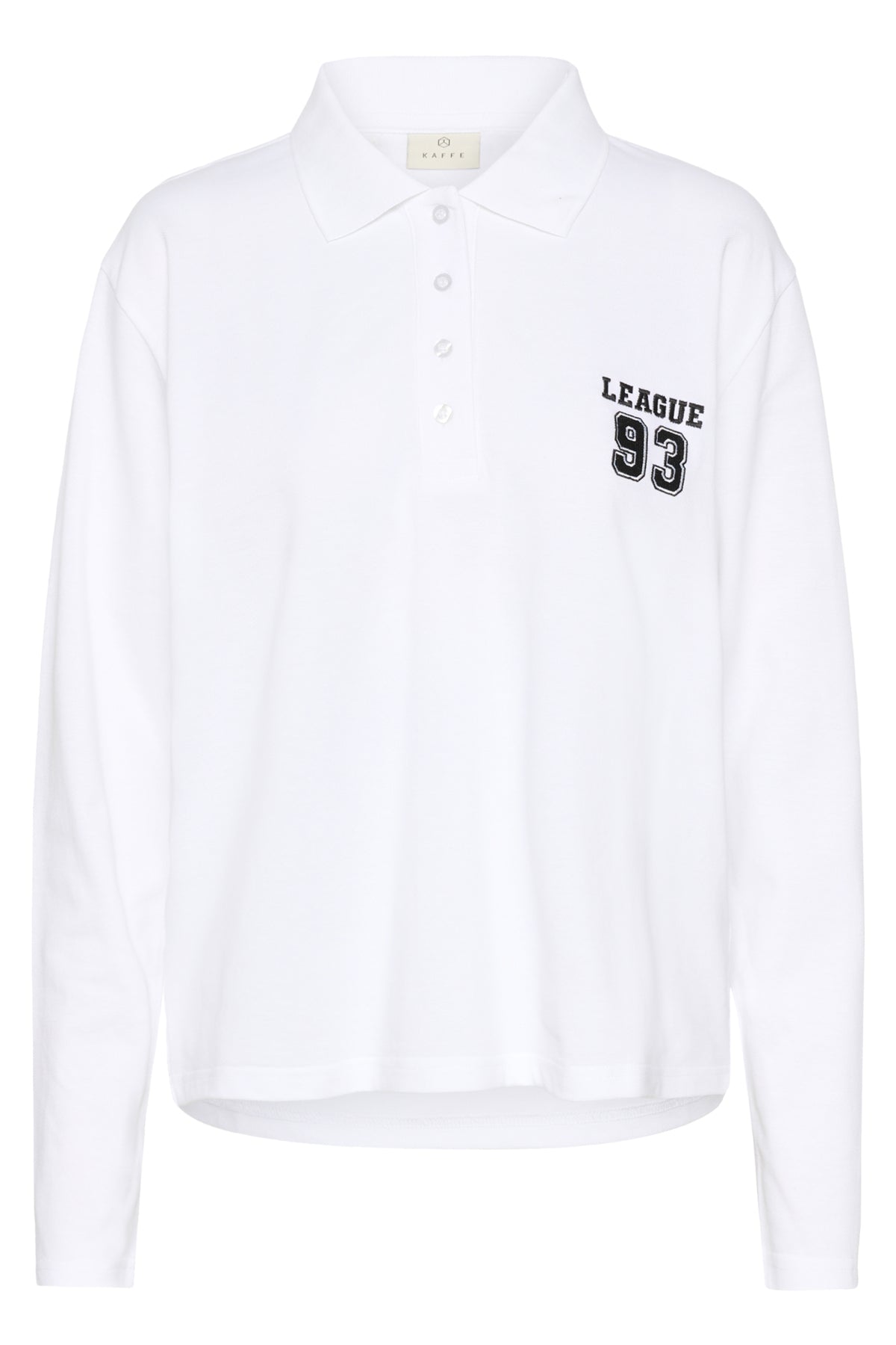 KAmiala Polo LS T-Shirt Optical White - 110601 - 10511189