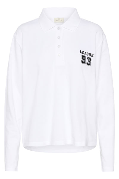 KAmiala Polo LS T-Shirt Optical White - 110601 - 10511189 Thumbnail