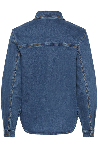 KAlena Denim Shirt Medium Blue Denim - 102272 - 10511215 Thumbnail