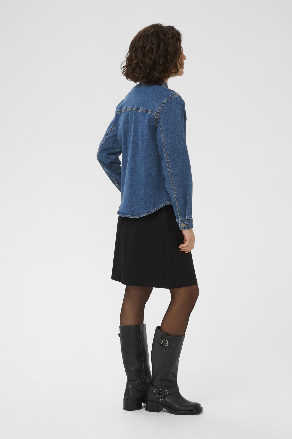 KAlena Denim Shirt Medium Blue Denim - 102272 - 10511215