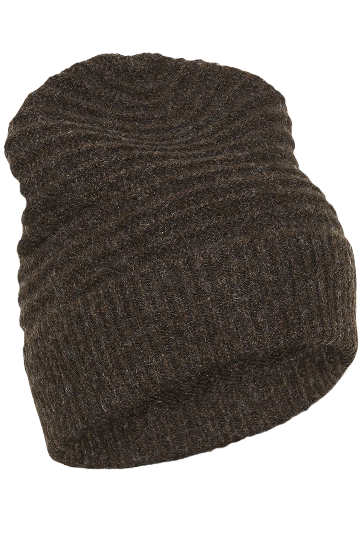 KAabigail Beanie Seal Brown Melange