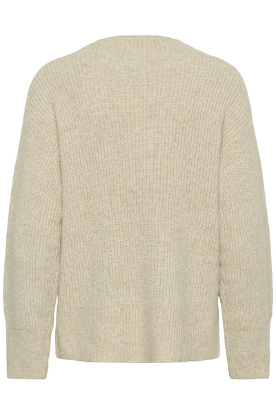KAelina Solid Pullover Feather Gray Melange - 10511325 Thumbnail