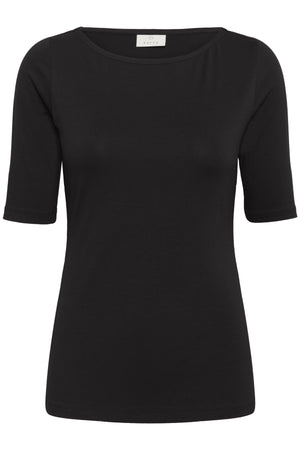 KAyoko Boatneck T-Shirt Black Deep - 100121 - 10511356