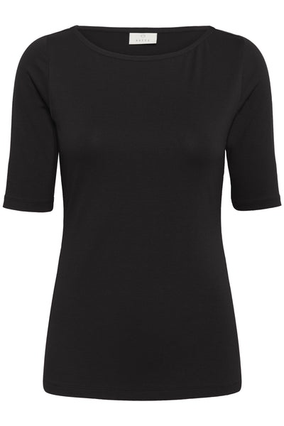 KAyoko Boatneck T-Shirt Black Deep - 100121 - 10511356 Thumbnail