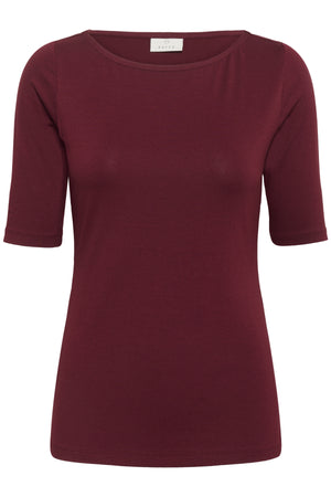 KAyoko Boatneck T-Shirt Zinfandel - 191522 - 10511356