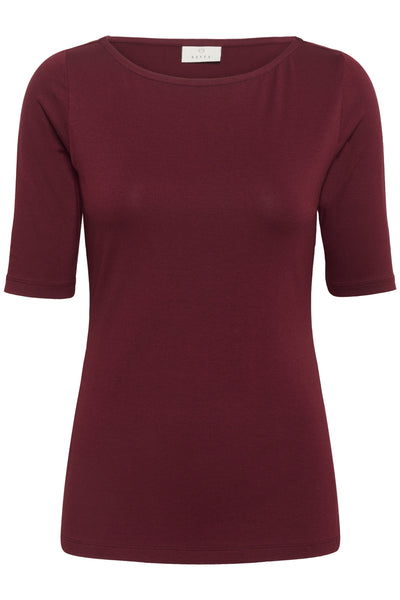 KAyoko Boatneck T-Shirt Zinfandel - 191522 - 10511356 Thumbnail