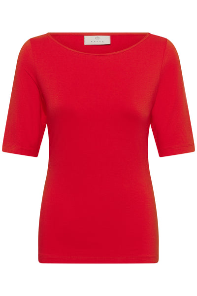 KAyoko Boatneck T-Shirt True Red - 191664 - 10511356 Thumbnail