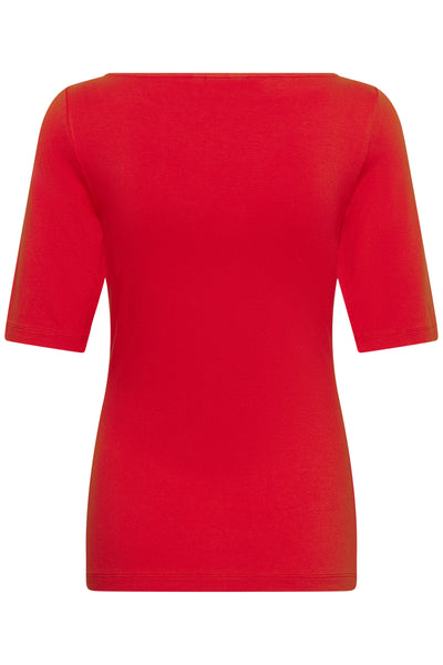 KAyoko Boatneck T-Shirt True Red - 191664 - 10511356 Thumbnail
