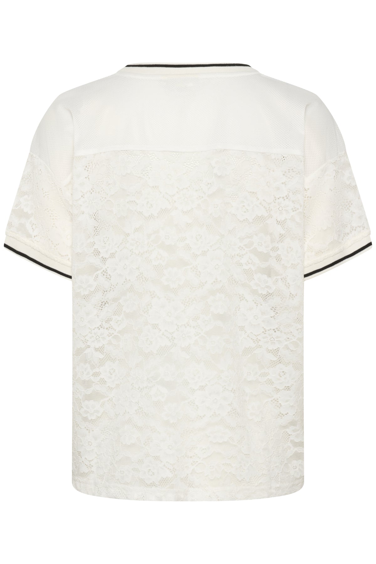 KAbelle Lace T-Shirt Chalk - 110602 - 10511385