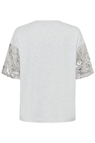 KAselvina T-Shirt Light Grey Melange - 100126 - 10511406 Thumbnail