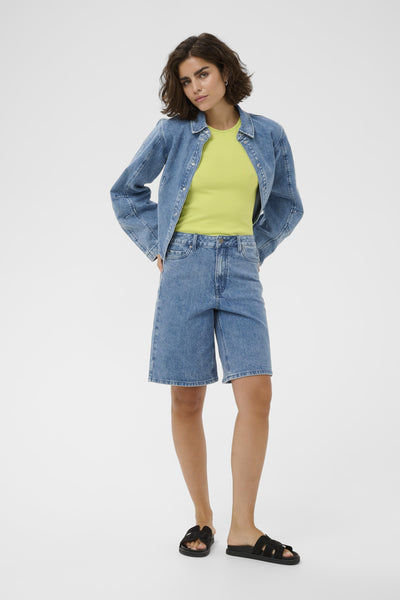 KAvallis Denim Shorts Blue Washed Denim - 100166 - 10511421 Thumbnail
