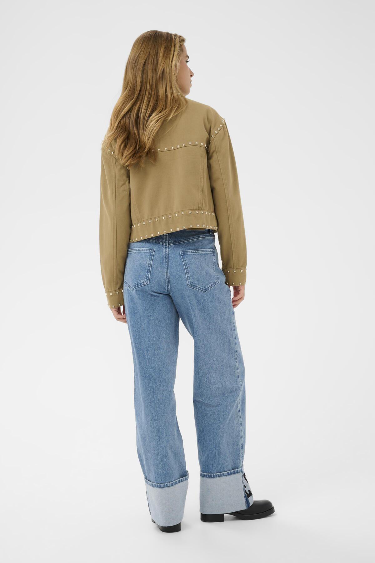 KAbrynn Twill Shirt Washed Petrified Oak Twill - 1 - 10511425
