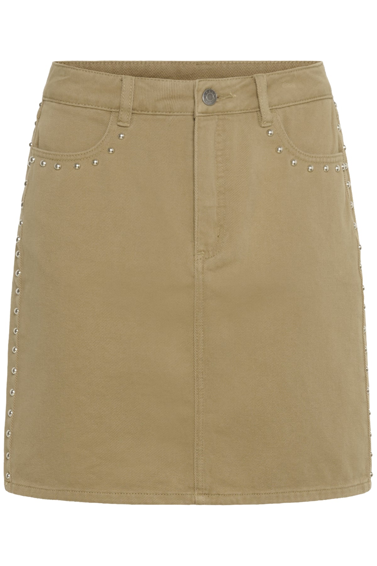 KAbrynn Twill Skirt Washed Petrified Oak Twill - 1 - 10511426