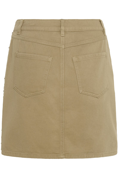 KAbrynn Twill Skirt Washed Petrified Oak Twill - 1 - 10511426 Thumbnail