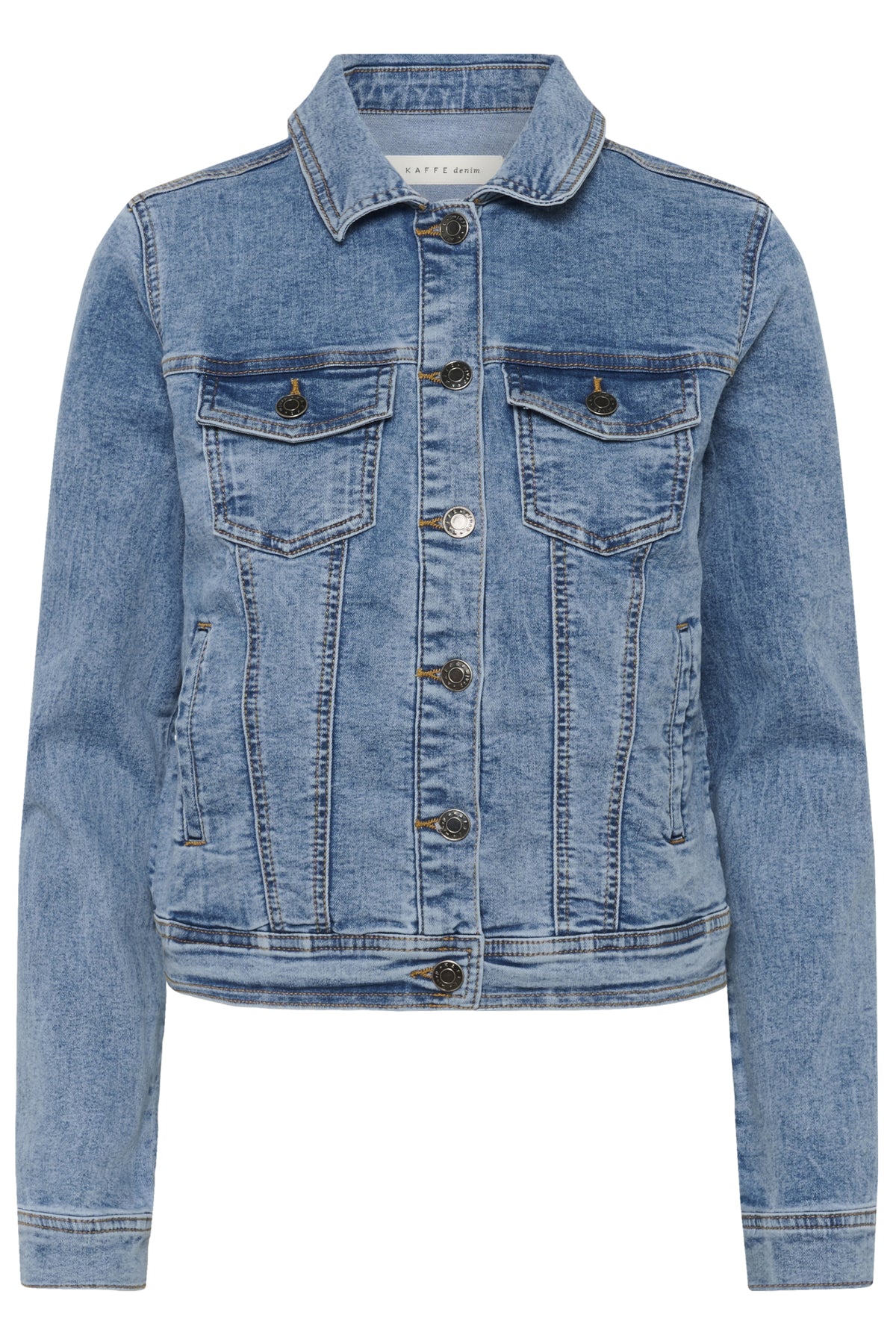 KAvilma Denim Jacket Washed Blue Denim - 103166 - 10511486