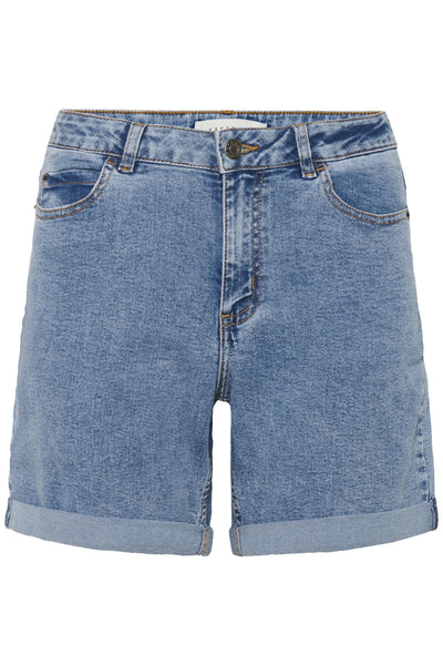 KAvilma Denim Shorts Washed Blue Denim - 103166 - 10511487 Thumbnail