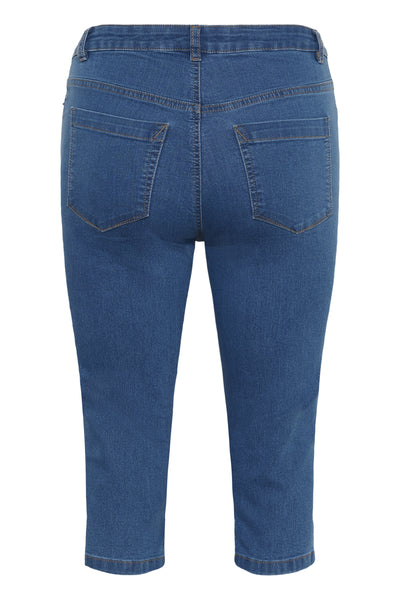 KAvilma Capri Jeans Medium Blue Denim - 102272 - 10511488 Thumbnail