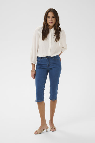 KAvilma Capri Jeans Medium Blue Denim - 102272 - 10511488 Thumbnail