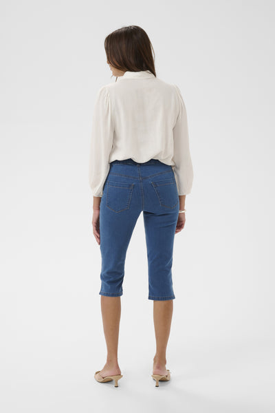 KAvilma Capri Jeans Medium Blue Denim - 102272 - 10511488 Thumbnail