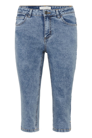KAvilma Capri Jeans Washed Blue Denim - 103166 - 10511488