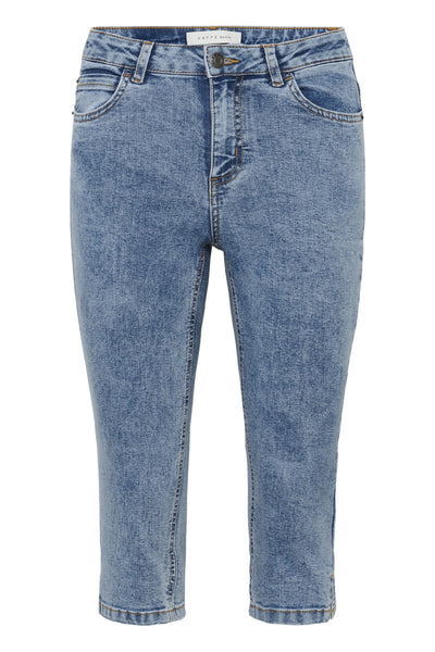 KAvilma Capri Jeans Washed Blue Denim - 103166 - 10511488 Thumbnail