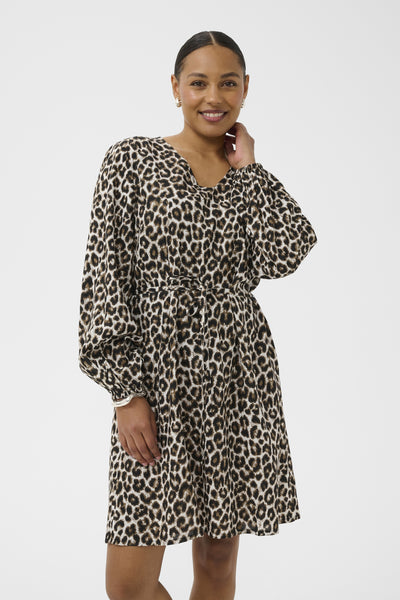 KAmarana Dress Chalk/Oak/Black Animal - 10936 - 10511499 Thumbnail