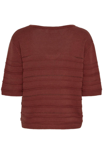 KAmellie Knit Pullover Henna - 191334 - 10511512 Thumbnail