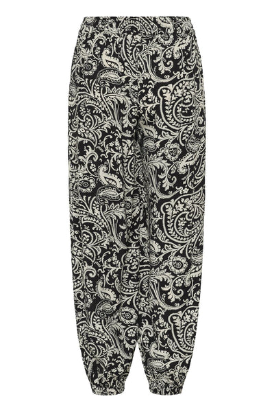 KAbella Pants Black Chalk Paisley - 109282 - 10511523 Thumbnail
