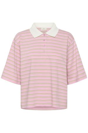 KAmiala Polo T-Shirt Pink Frosting/Feather Gray - 1 - 10511572