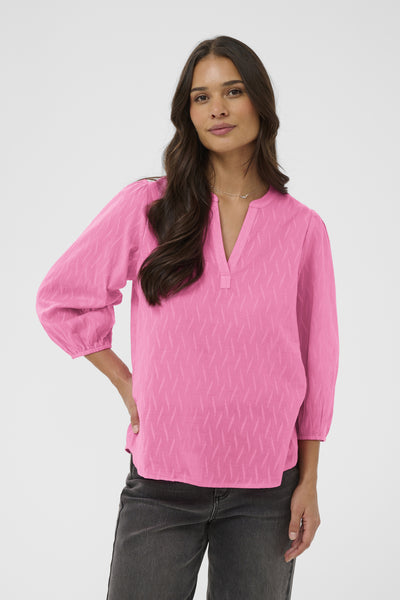 KAgabriela Blouse Pink Power - 162118 - 10511578 Thumbnail
