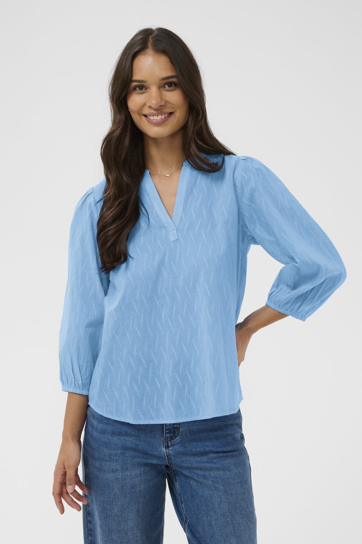 KAgabriela Blouse Azure Blue - 174139 - 10511578