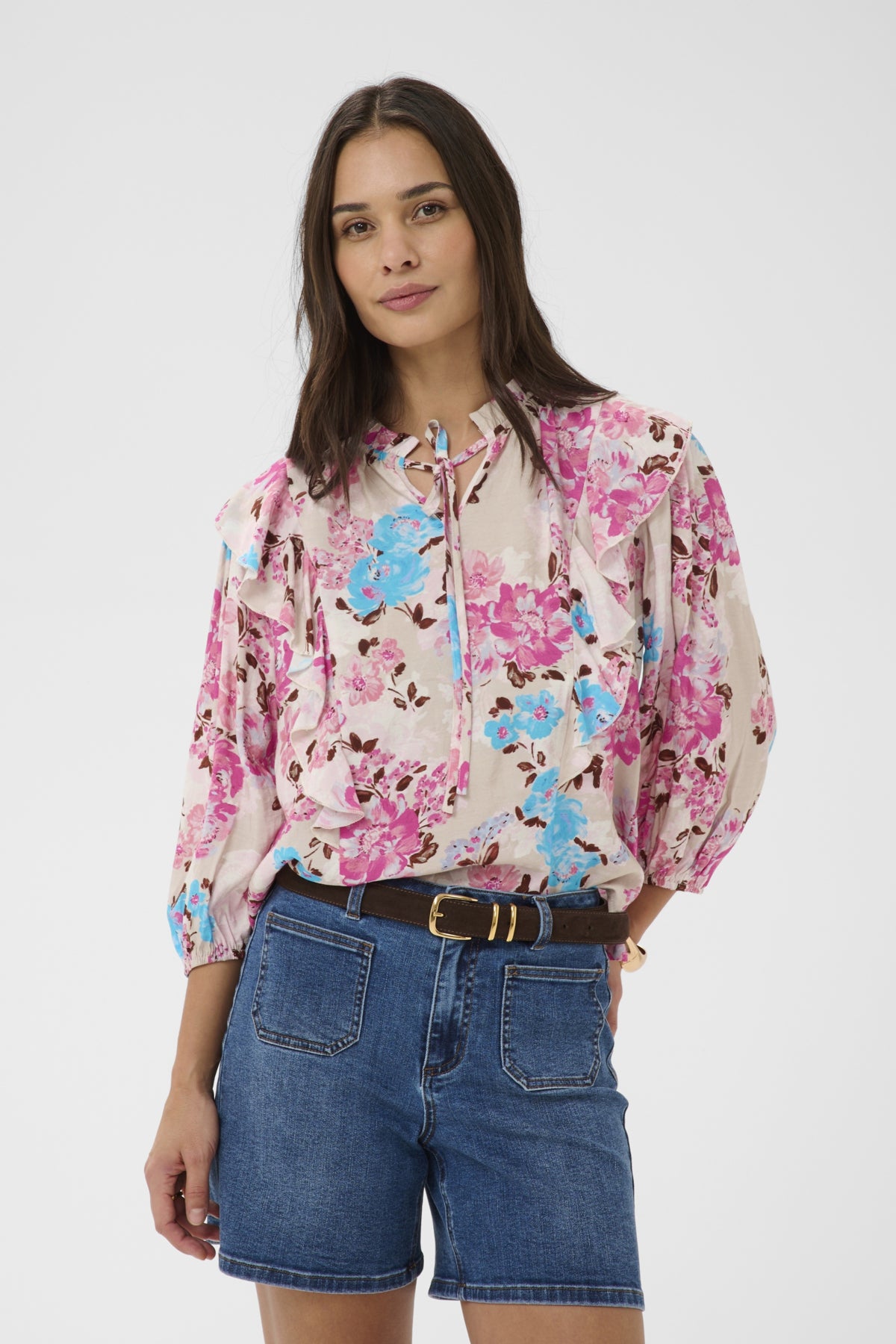 KAhaisley Blouse Multi color Flower - 109324 - 10511583