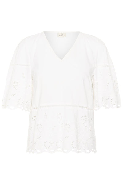 KAgertrud Blouse Chalk - 110602 - 10511626 Thumbnail
