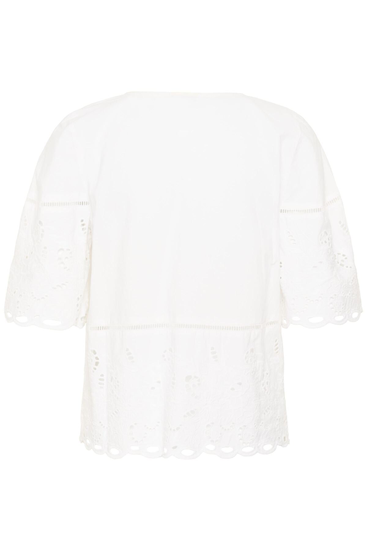 KAgertrud Blouse Chalk - 110602 - 10511626