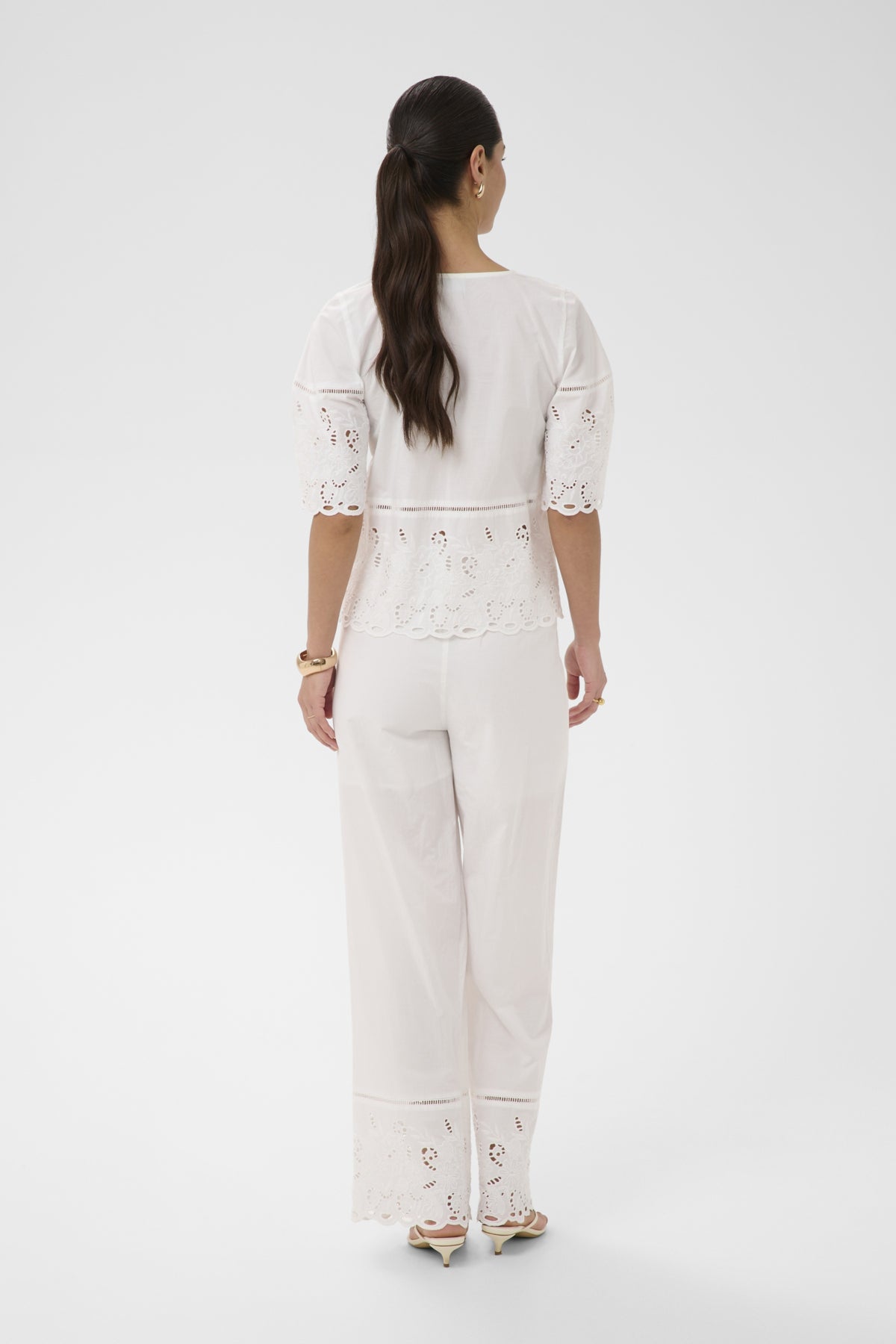 KAgertrud Blouse Chalk - 110602 - 10511626