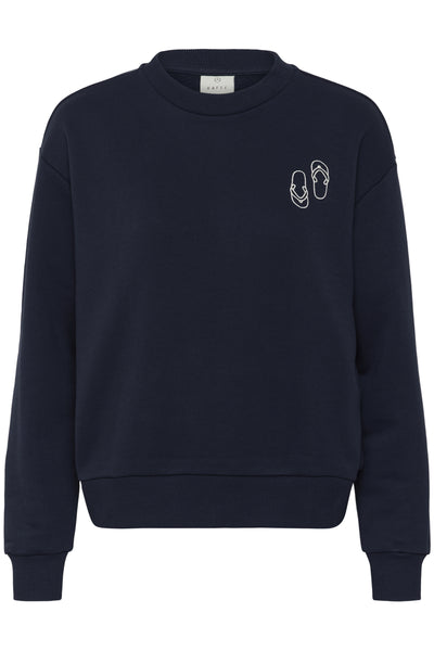 KAlilje Sweatshirt Midnight Marine - 194020 - 10511630 Thumbnail