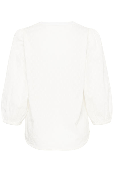 KAbea Blouse Chalk - 110602 - 10511631 Thumbnail