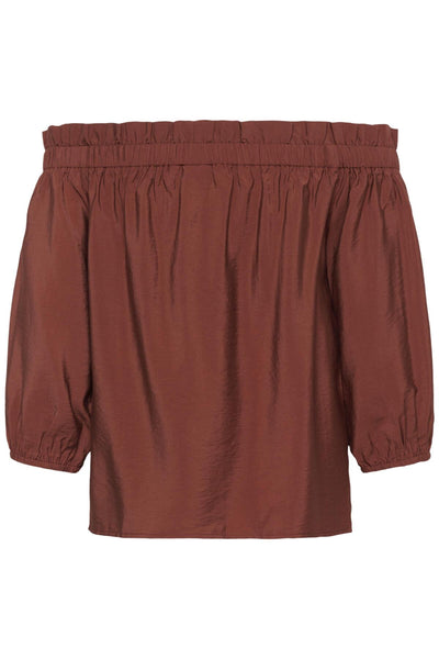 KAneema Off Shoulder Blouse Henna - 191334 - 10511632 Thumbnail