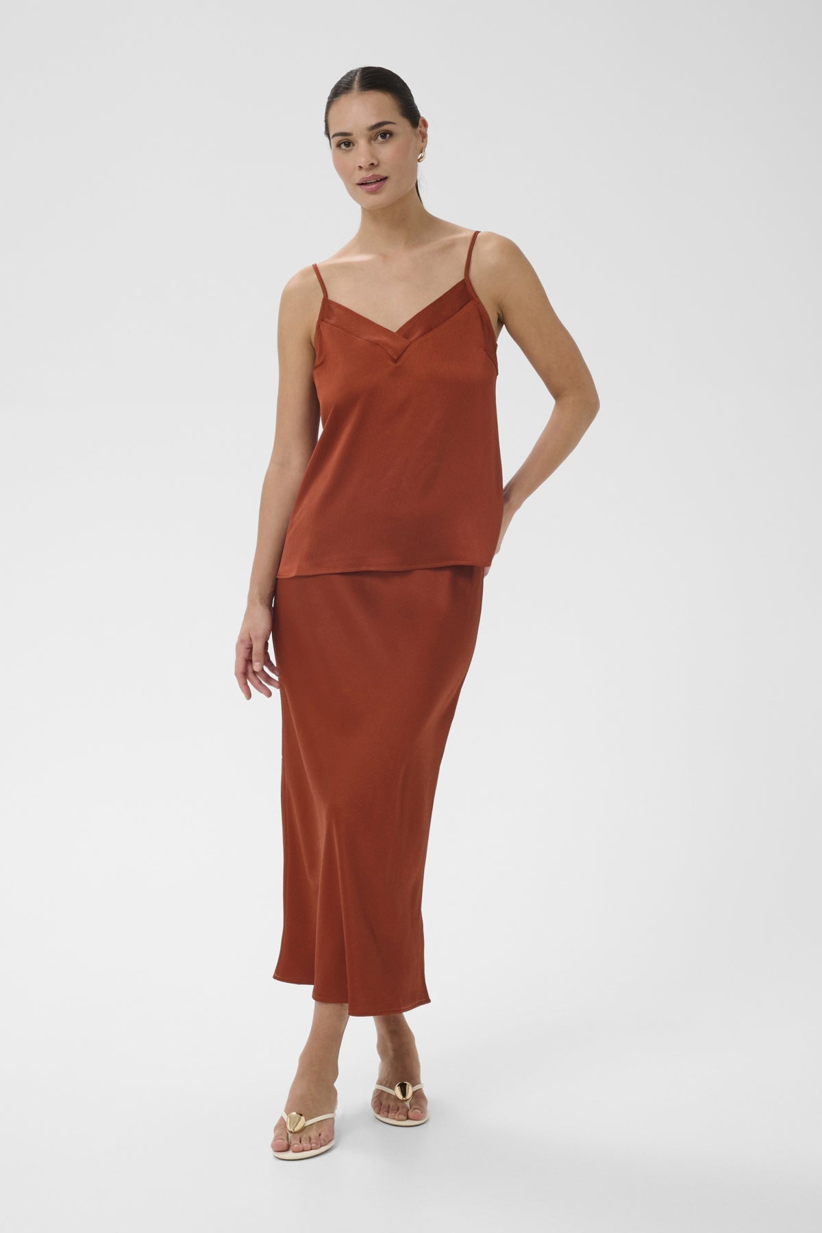 KAlotte Strap Top Henna - 191334 - 10511696
